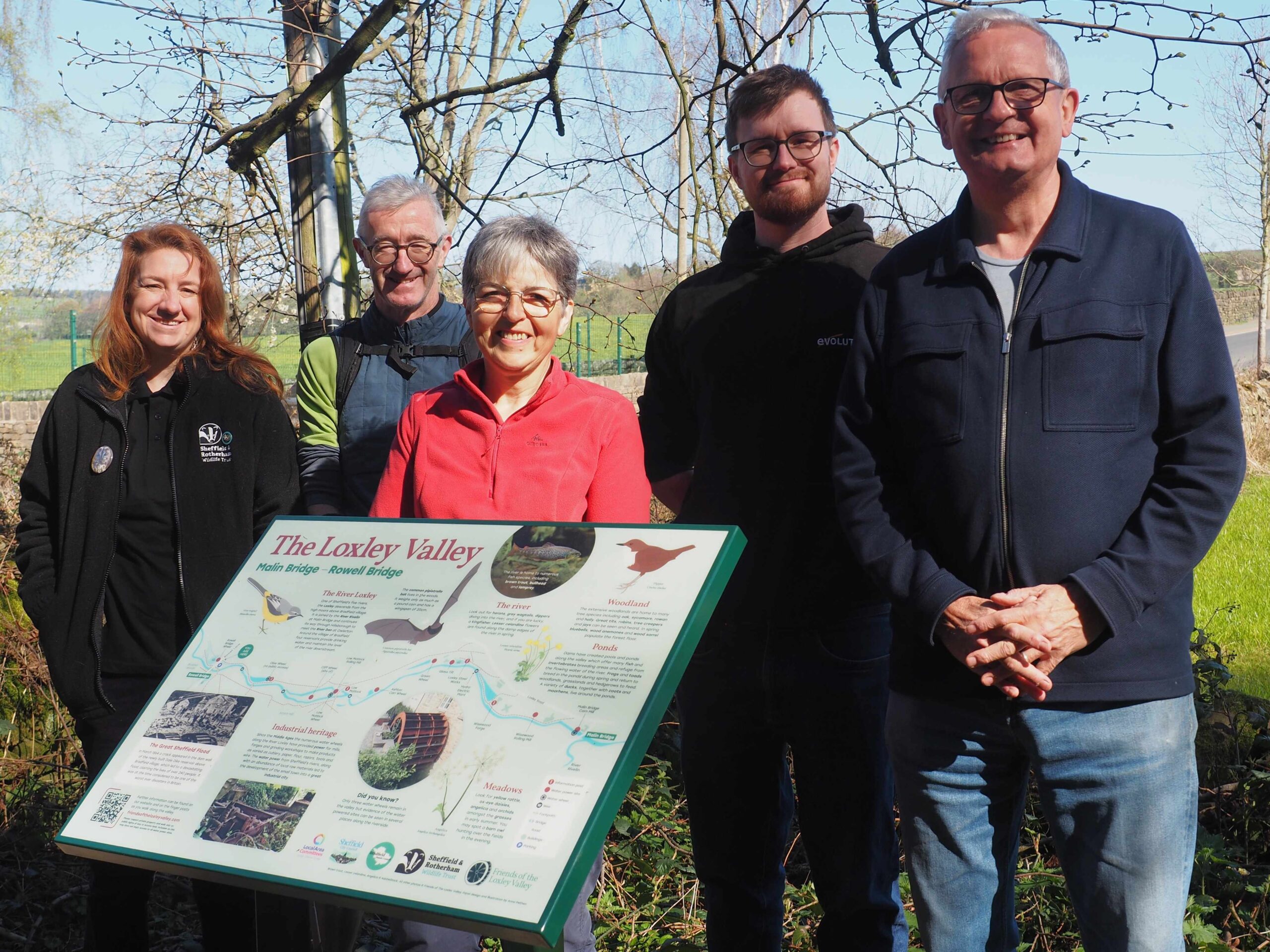 New heritage and nature signs in the Loxley valley